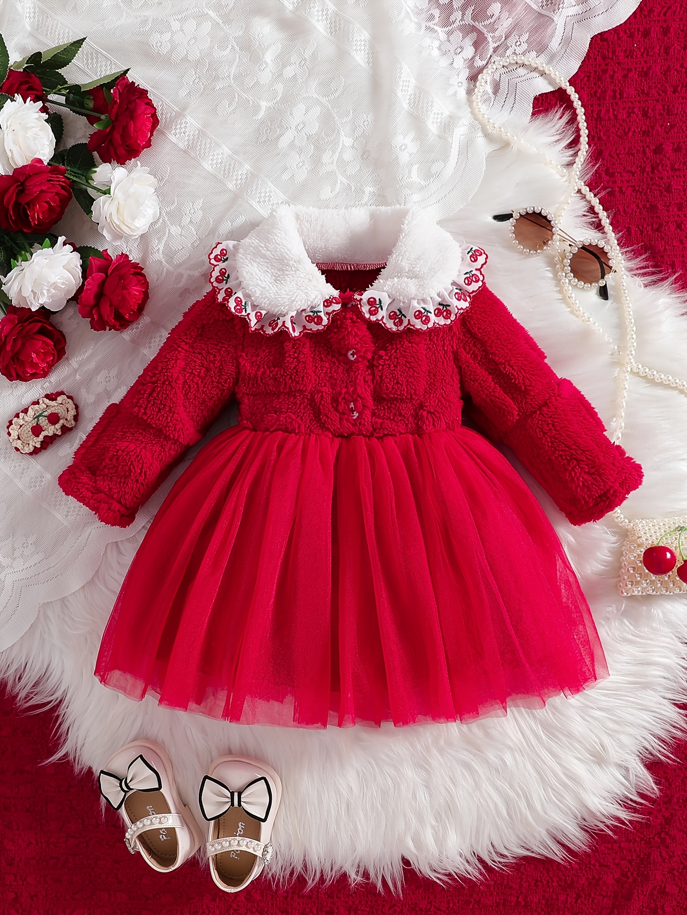 winter dress 12 18 months Baby Girl for Autumn and Winter, Casual and Comfortable, Suitable for Going Out and * School. Gift for Baby * of * Year * * for Fashionable Dressing Neutral Special Occasion Dresses 2026 prom dresses size:18m so it is an