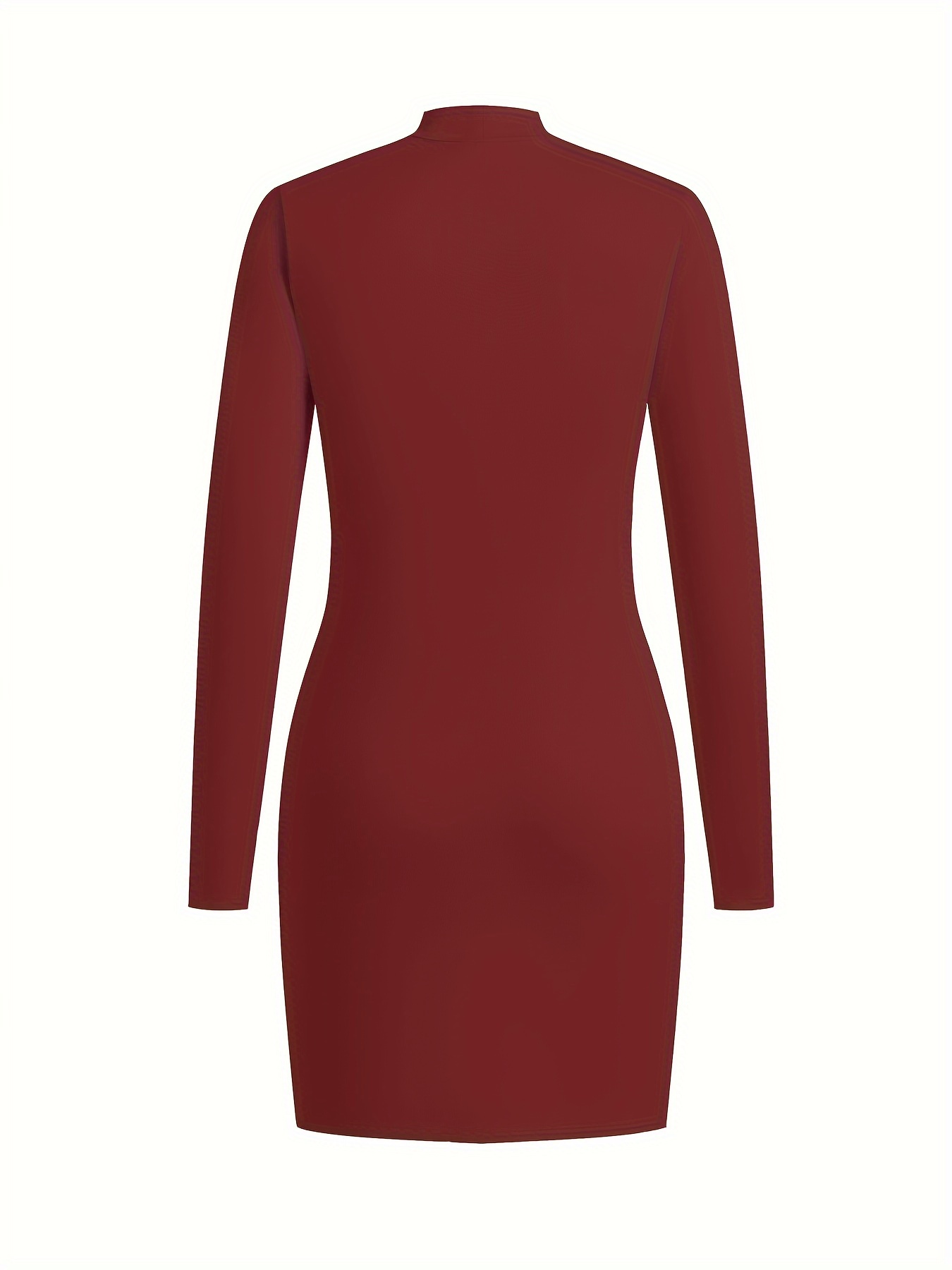 satin dress long sleeve Petite Emery Long Satin Long Sleeve Collared Dress Olive / 8P