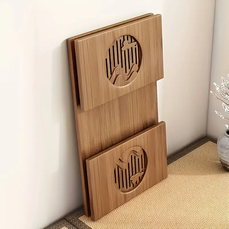 versatile bamboo folding table bedroom study low design with computer use essential small furniture multifunctional details 3