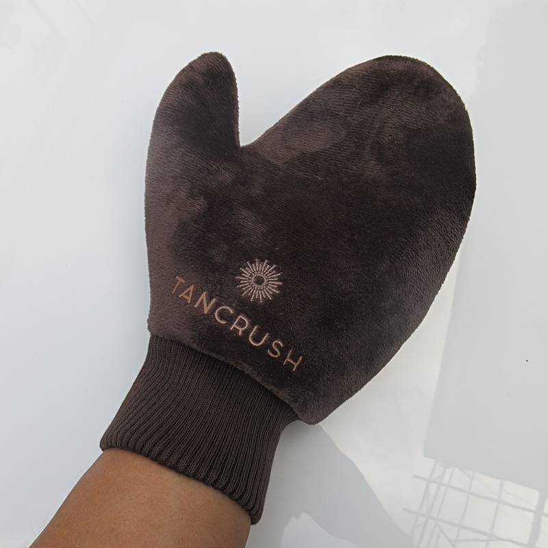 TEMU 1pc Sunscreen , Tanning Gloves For Makeup And Body Oil Application, Washable For Face Lotion, Sunscreen Creams, Facial And Body Self-tanning