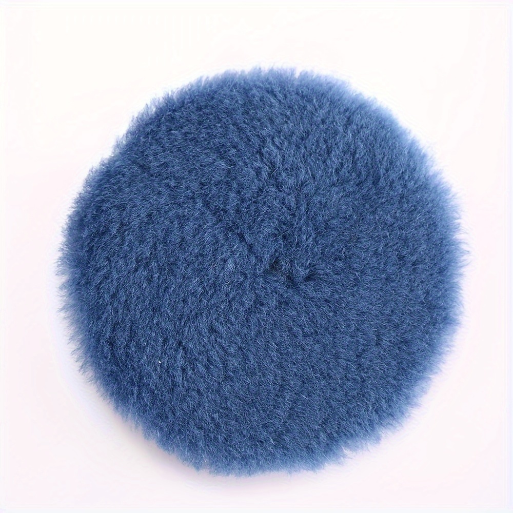 

Wool Pad For Car Polishing Single Sided 5'' 100% Soft Wool Blue Car Glass Waxing Polishing Pad