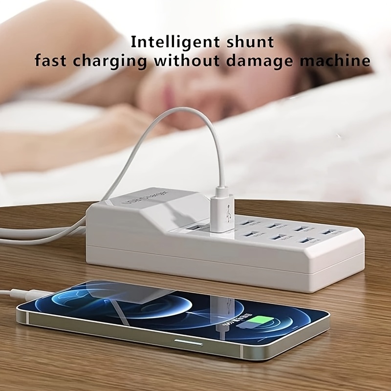 10 port gan usb charging station w eu charging for multiple devices safety certified Product details 6