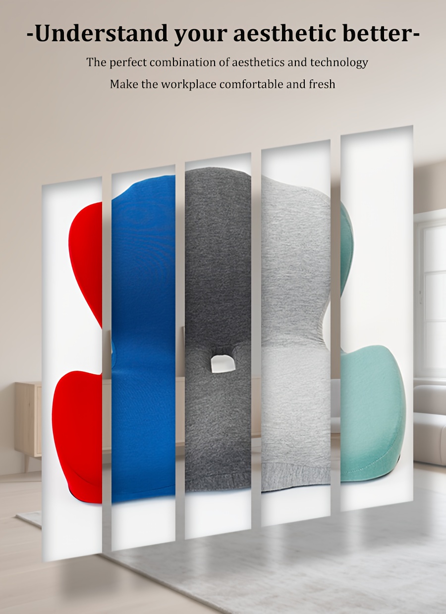 an hemorrhoid office integrated cushion enlarged and lengthened detachable and washable suitable for people who sit for a long time a great gift for the back to   christmas etc posture   lumbar support cushion supportive shape detachable cover slow rebound foam durable padding versatile cushion back support cushion office workers students Product details 7