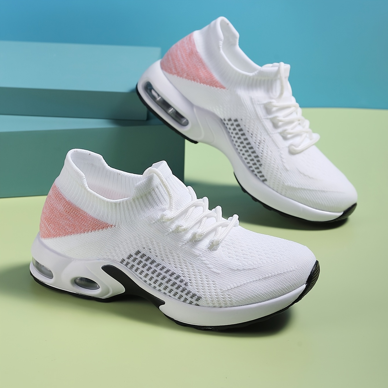 Women's Lightweight Breathable Athletic Shoes, Cushion Sole