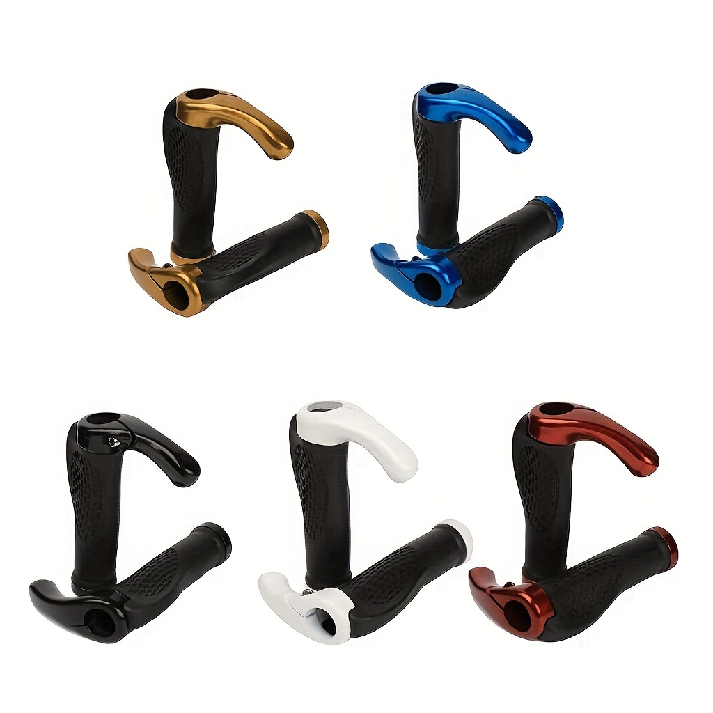 

1pair Handlebar Cover, Bicycle Handle Grip, Ergonomic, Shock-absorbing, Anti-slip & Lock-on Design - Perfect Gift Cyclists