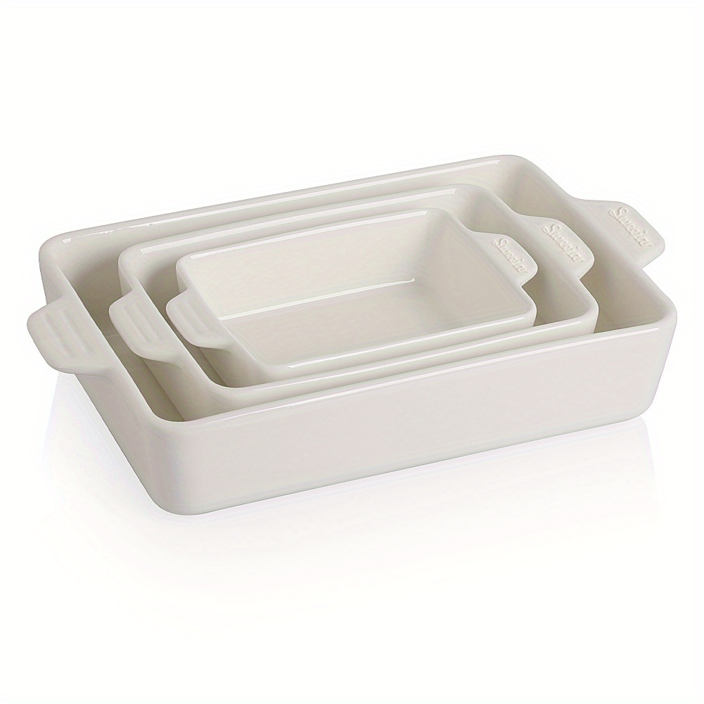 E-shop Sweejar Keramik , Rechteckige Backform für Ofen Lasagneformen zum Kochen, Küche, Kuchen Abendessen, und Täglichen Gebrauch, 11.8 X 7.8 X 2.76
