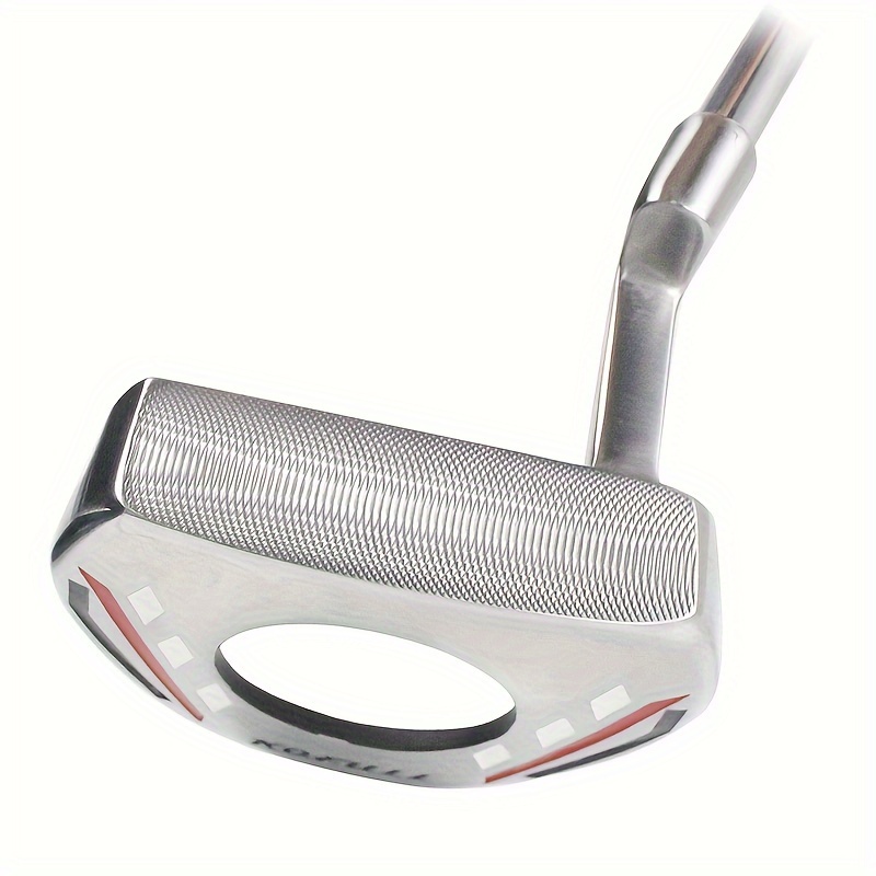 durable metal golf putter low center of gravity ball picking function perfect gift for father husband golf lovers details 3