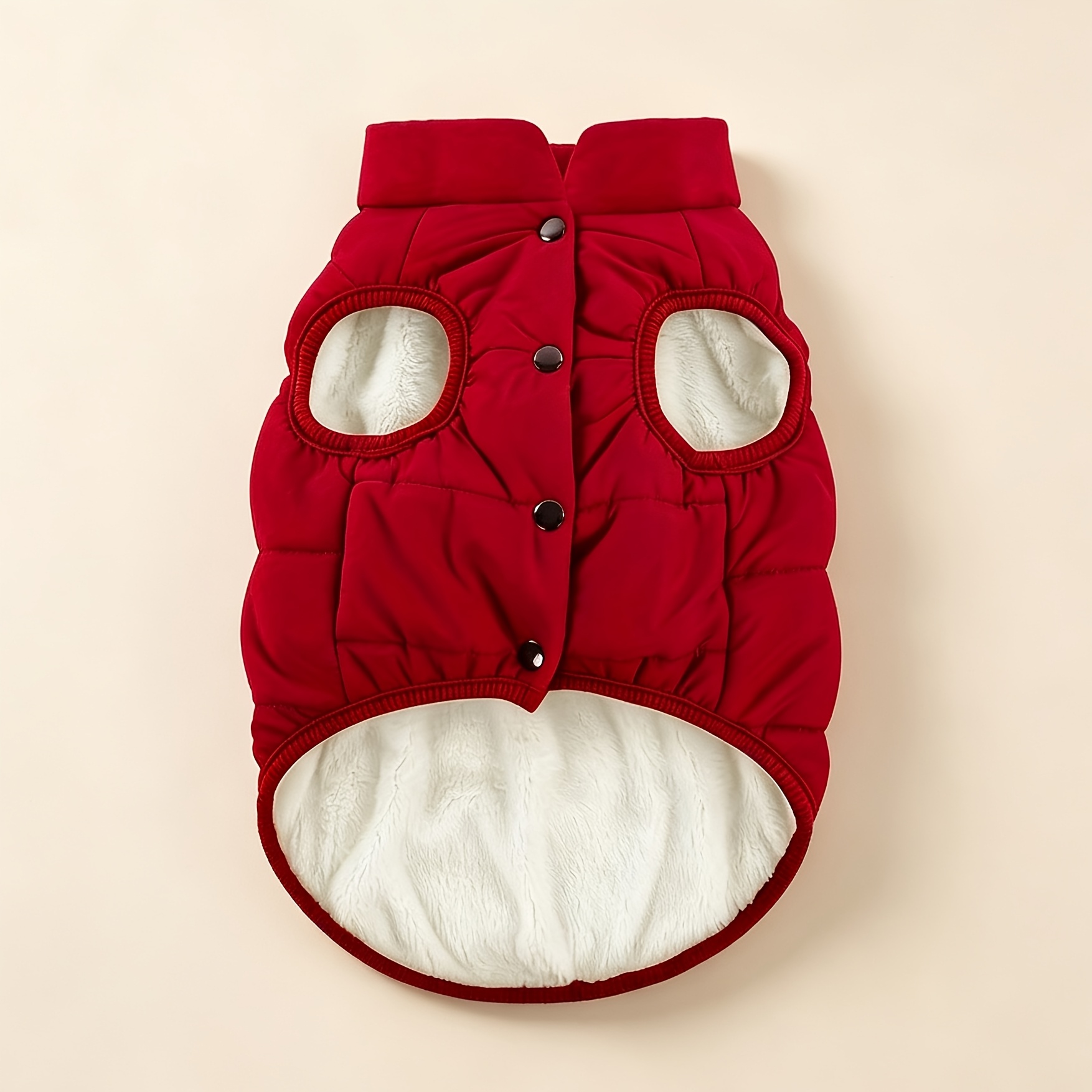 autumn and winter thickened outerwear vest for large dogs suitable for cold weather Product details 4