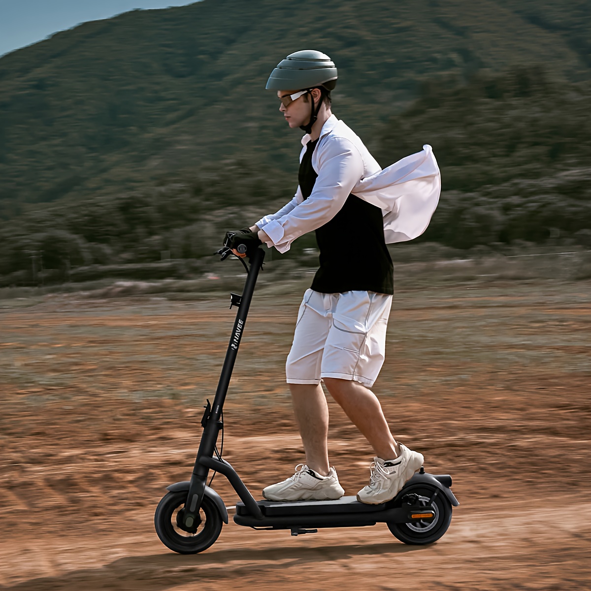 n65  scooter for adults featuring 10 tires a foldable design app control and a carbon fiber riser ideal for black friday and christmas presents Product details 1