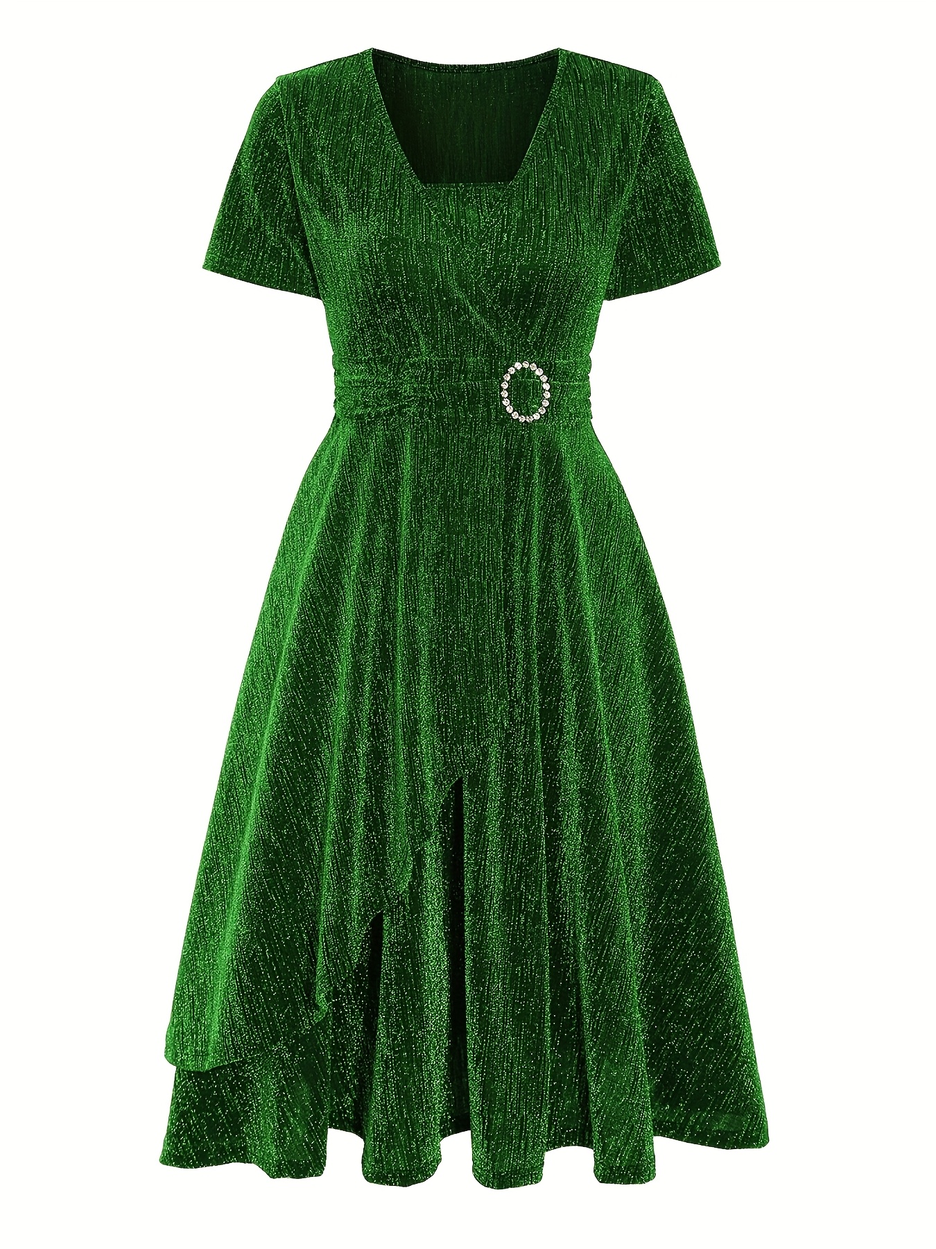 Elegant Party Evening Dress Glittering Irregular