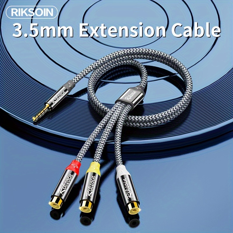 Cable Extensión Coaxial Antena Tv Acoplador Coaxial, Conector F - Ideal  Extensión Antena Tv Digital, Cable Satélite. - Hogar Inteligente - Temu