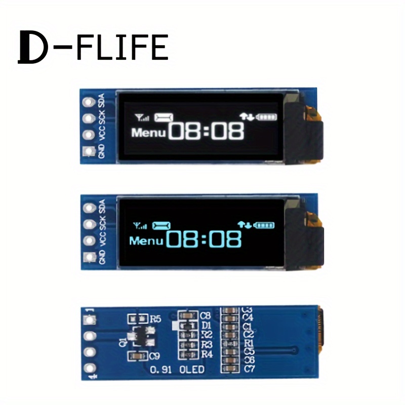 

D- " I2c Lcd Display 128x32 - Composite , , , , Electrical Component For Manufacturing, Uncharged