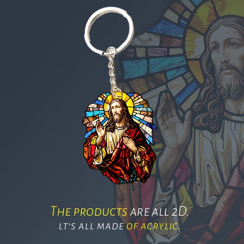 Inspirational Christian Keychain For Men, Easter Gifts For Men, Religious  Thanksgiving Baptism Keychain