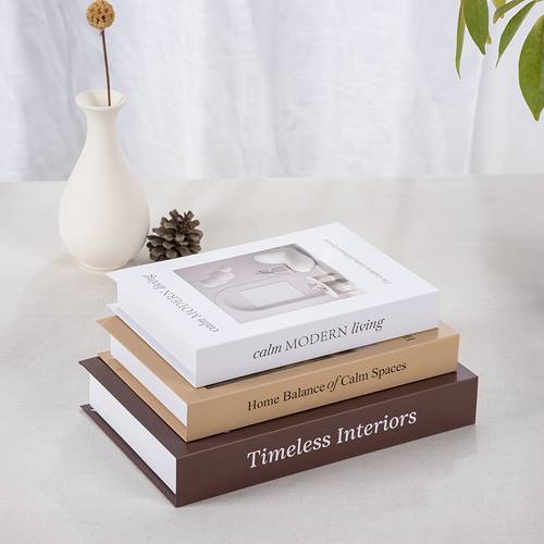 3pcs of decoration books interior fashionable decorative items office desk art book ornaments for photography studio photography simulation book props valentines day atmosphere decoration props