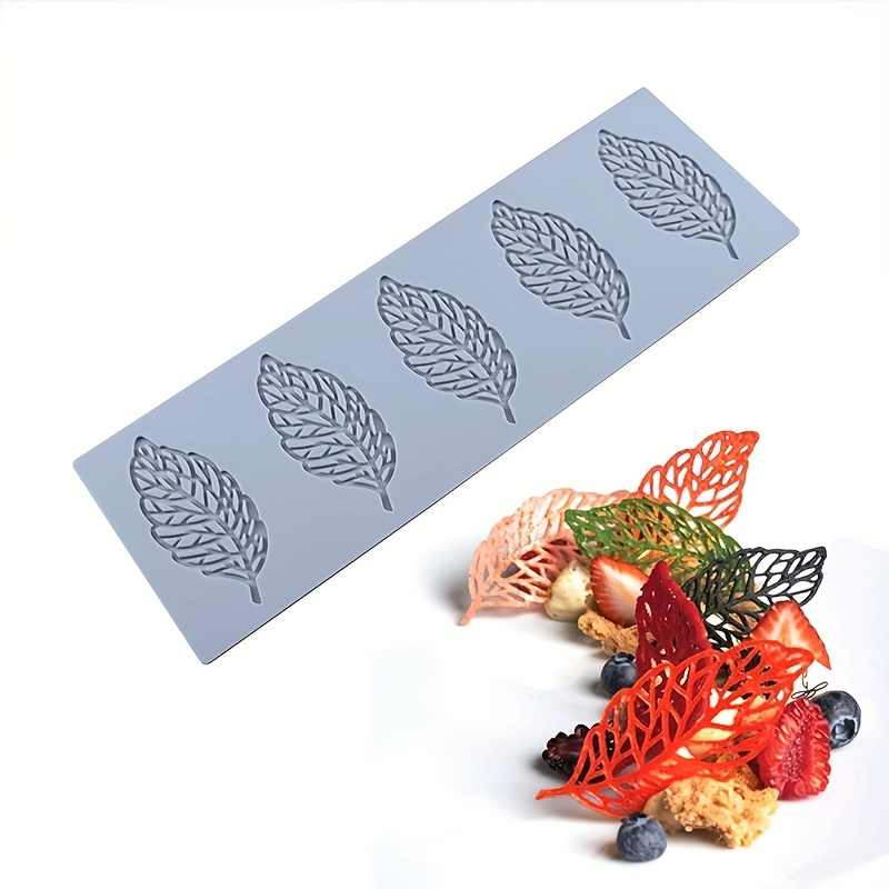 Hollow Leaf Candy Mold, Chocolate Candy 3d Hollow Leaf Silicone Mold, Cake Decoration, Cupcake Top, Cake Decorating Mold