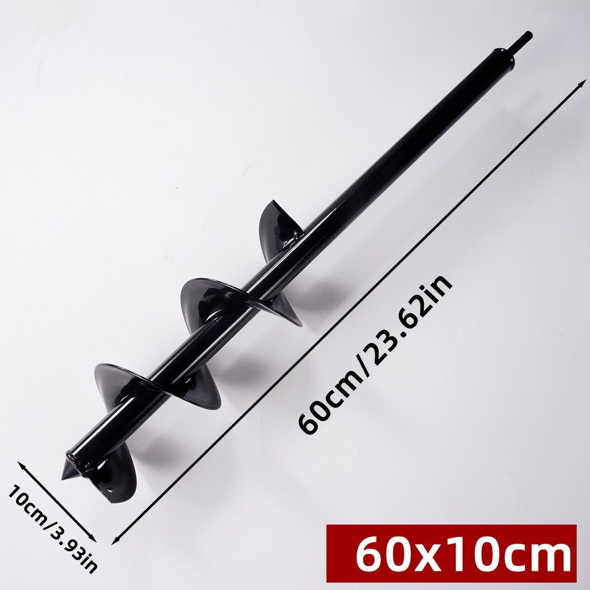 Image of Heavy-duty Garden Spiral Drill Bit - Multiple Sizes , Suitable For Gardening, Planting, And Soil Drilling - Compatible With Electric Drills And Manual Use - Ideal For Landscape Design, Agriculture