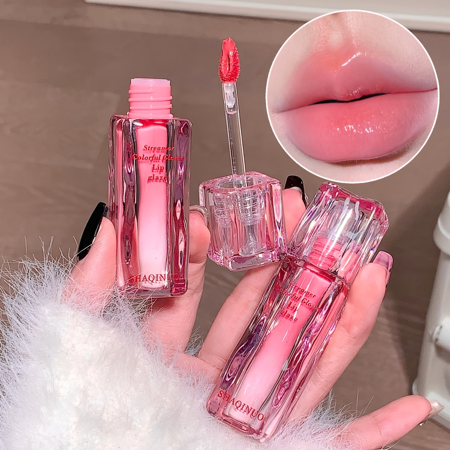 6 st 6 grenar, glansig volumiserande läppglans pasta, slät och fin, färgglad och fuktgivande, för , halloween, tacksägelsdagen, festivalgåva, för vuxna, alla hudtyper - beauty & health - Temu Sweden