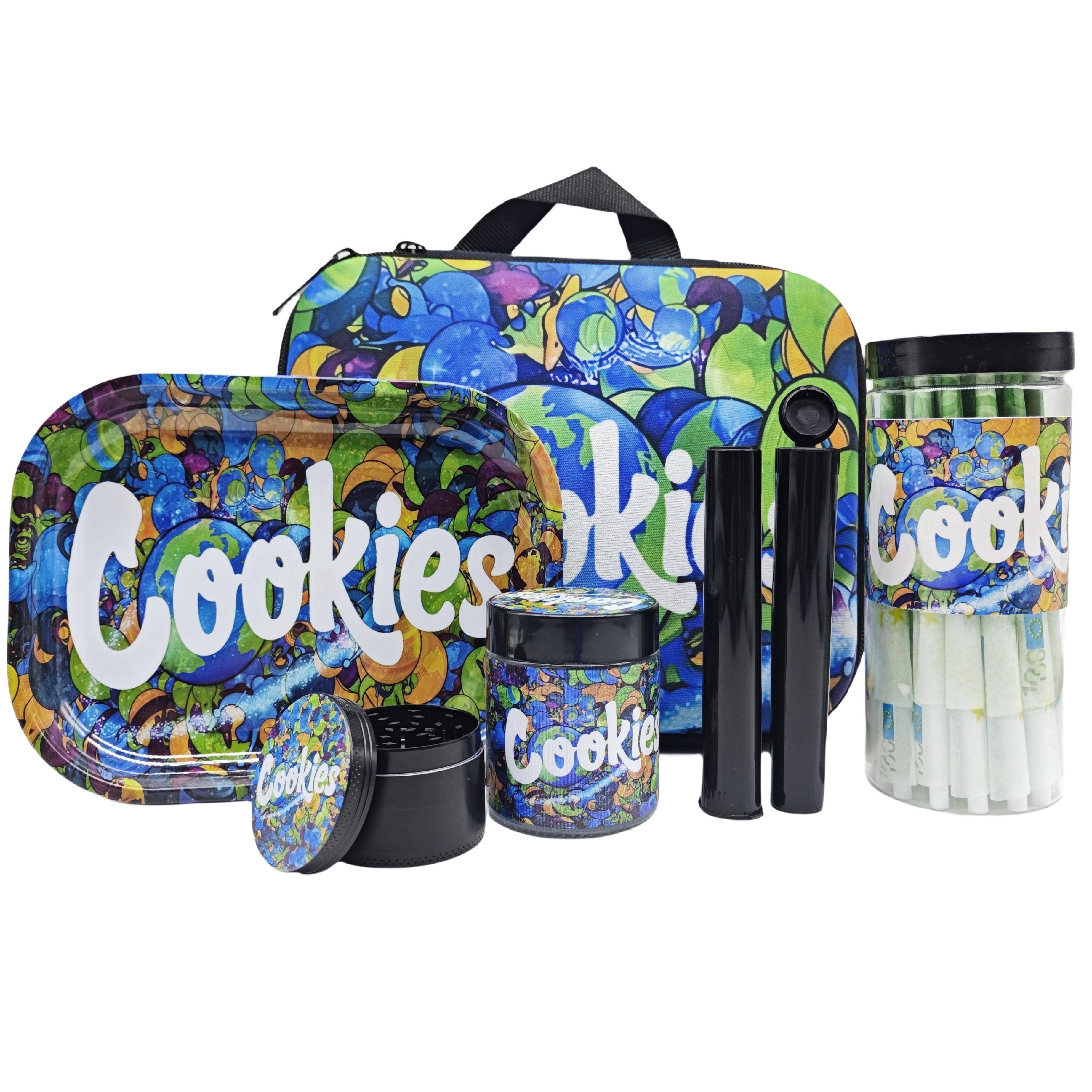 Cookies Rolling Tray Smoking Set - Smell Proof Stuff