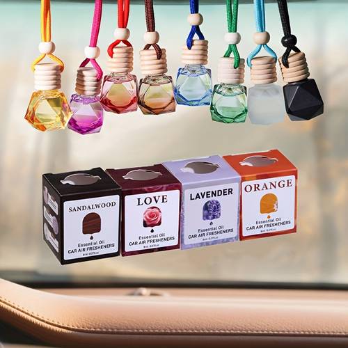 car essential oil diffuser hanging rope car fragrance essential oil oil 8ml
