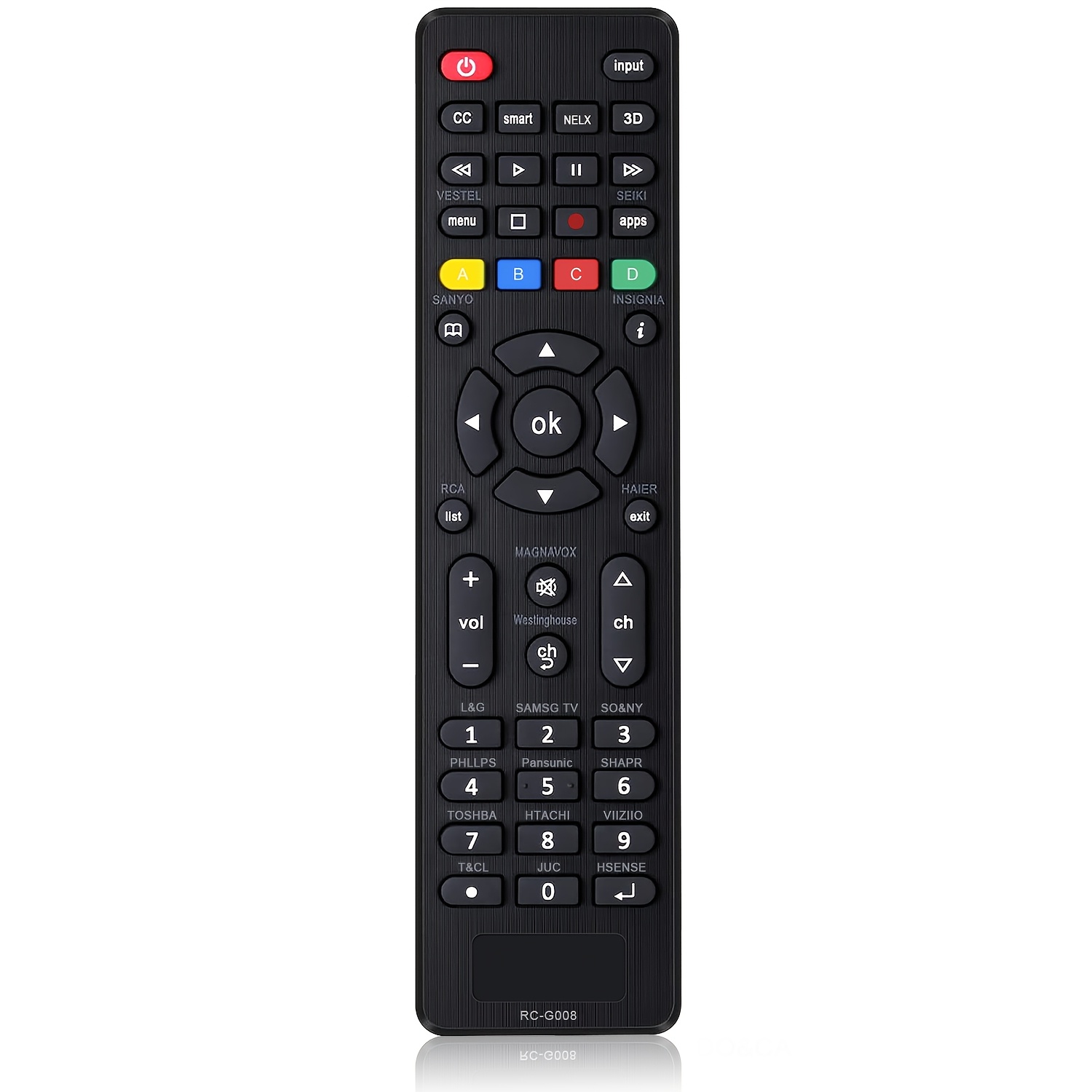1 kos/2 kosa Univerzalni Nadomestni Daljinski Upravljalnik za TV za Samsung/Lg/Philips/Tcl/Hisense/Haier/Sanyo/Rca/Jvc///Hitachi///Panasonic in
