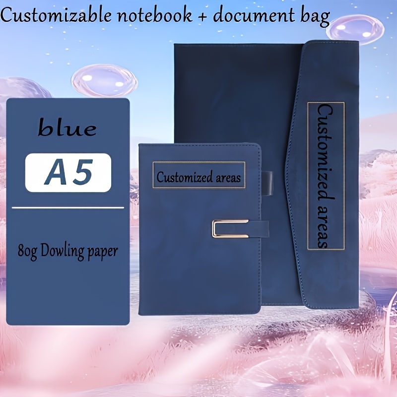 Customized Notebook Set with Pen A5 A4 Folder