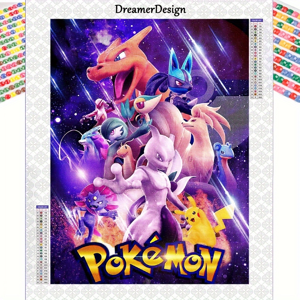 Pokemon Diamond Painting Kits