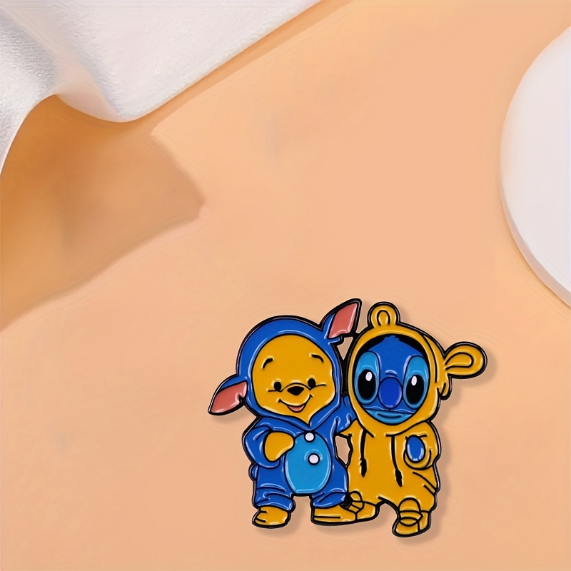 

Cute Cartoon Bear Friends Enamel Pin Brooch, 1pc, Zinc Alloy, No Gemstone, Lapel Pin, Ideal For Gift And Accessory