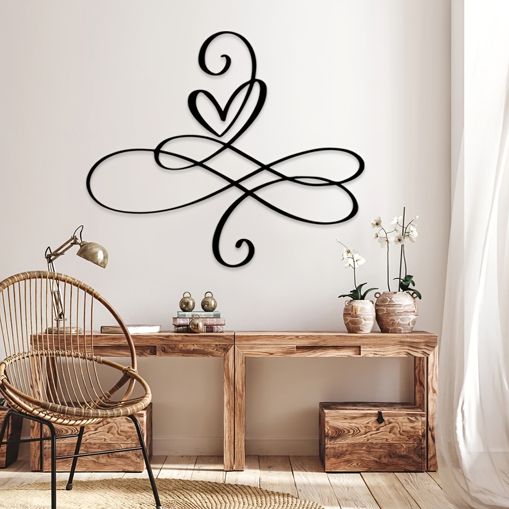 

1pc Modern Black Piece, Wedding Bedroom Living Room Decoration! Valentine's Day Gift