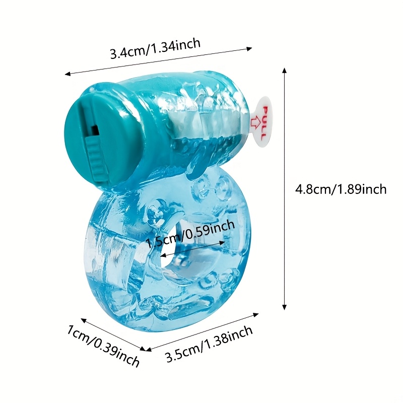 Portable Dual Vibration Rooster Ring for Men and Couples - Enhances Stamina and Pleasure, Battery Powered, Hand Washable, Bedroom Accessory, Sexual Wellness Product, Discreet Design, Sleek Pleasure Ring, Bodysafe Material, Vibrating Ring, Pleasure