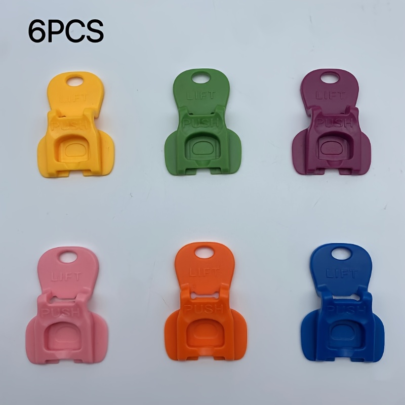 TEMU 6pcs Beverage Can Opener, Color Beverage Can Protective Cover, Simple Small Bottle Opener Does Not Hurt Hands, Sealing Dustproof Can Opener