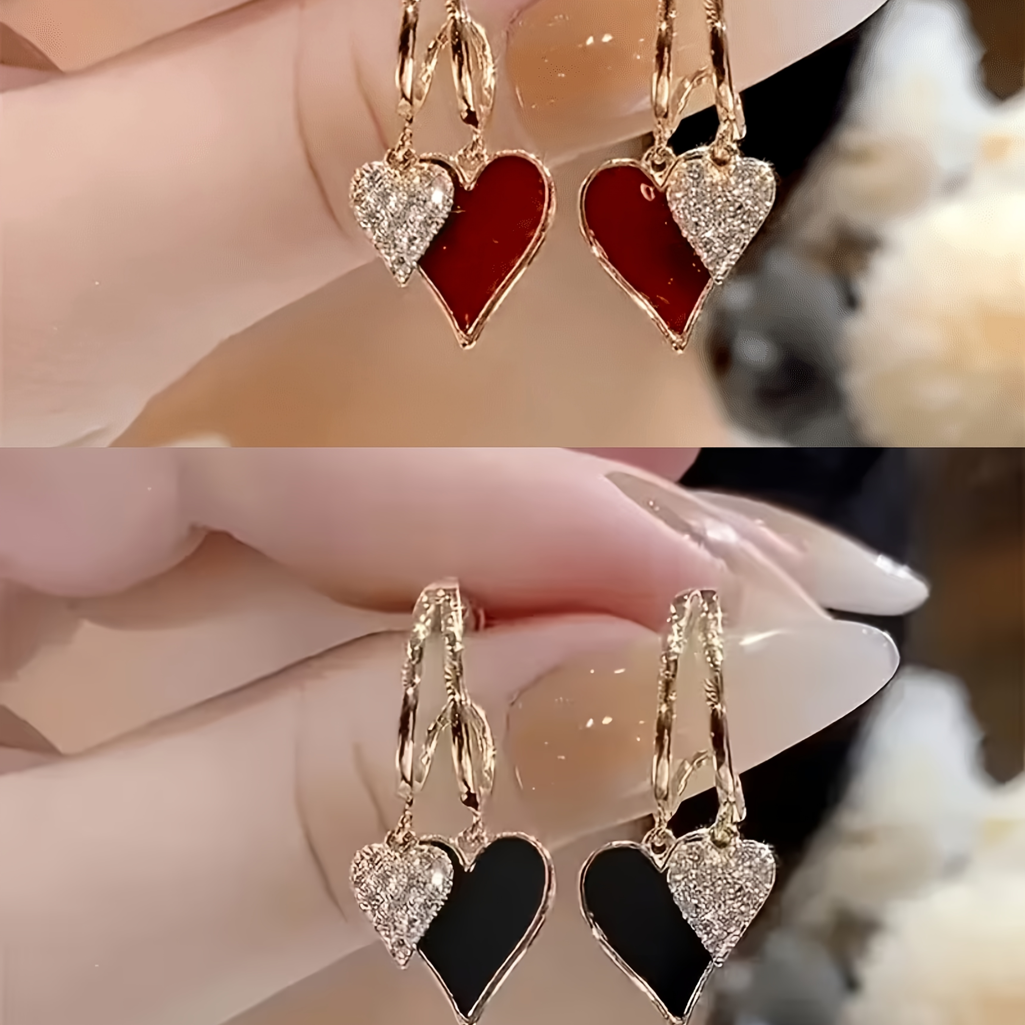 TEMU -shaped Drop Earrings, Shiny Design, Easy And Unique, Perfect For Daily Occasions And , Such As Christmas, New Year's Eve, Valentine's Day, And