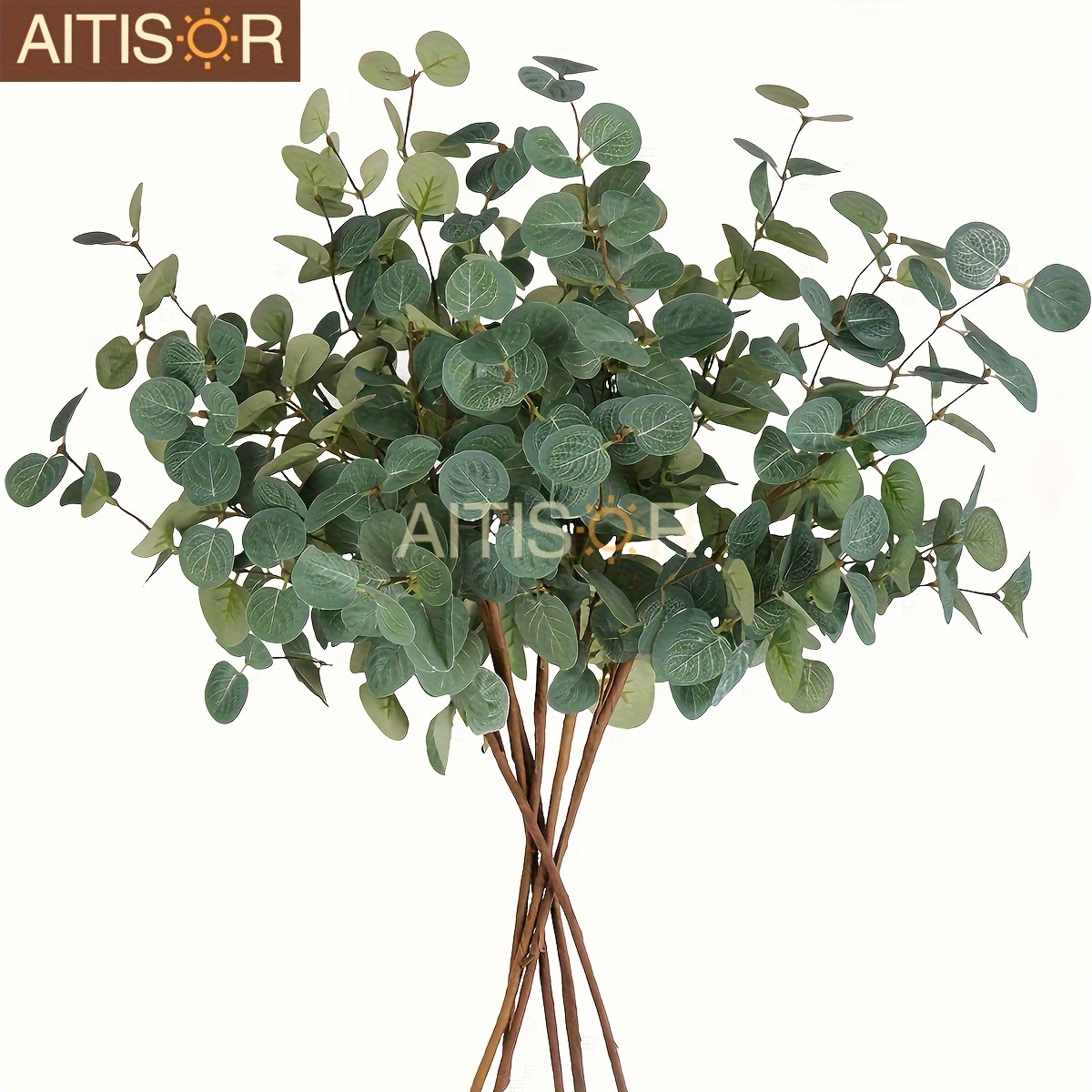 

3pcs, Eucalyptus Stems Artificial Flowers Artificial For Wedding Table Centerpieces Home Decor Office Decor Holiday Decor Party Decor Supplies