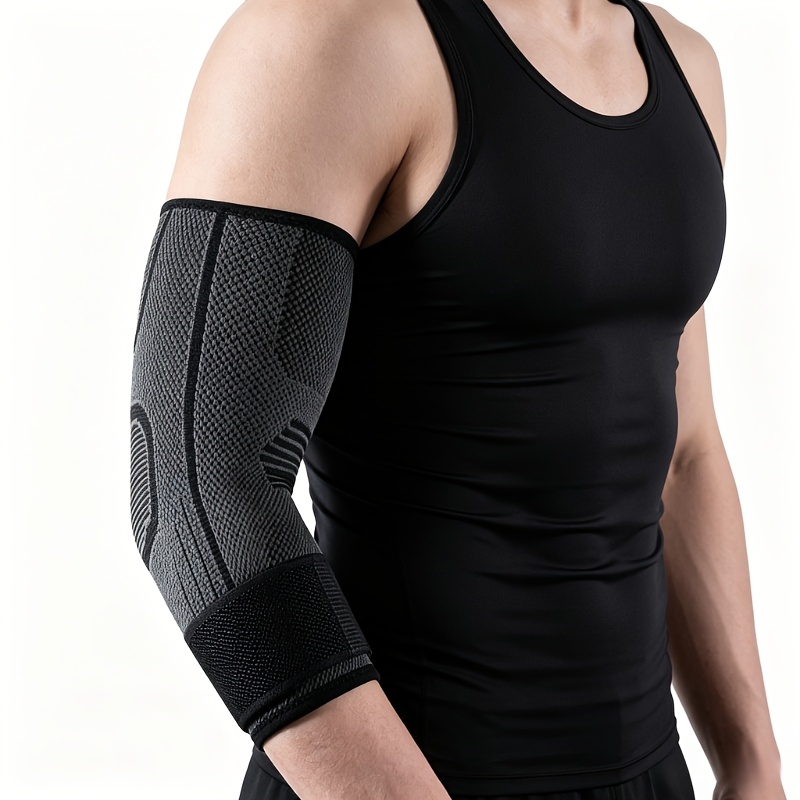TEMU Manchon de bras de compression réglable, 1 pièce, compression évacuant l'humidité pour et de sport