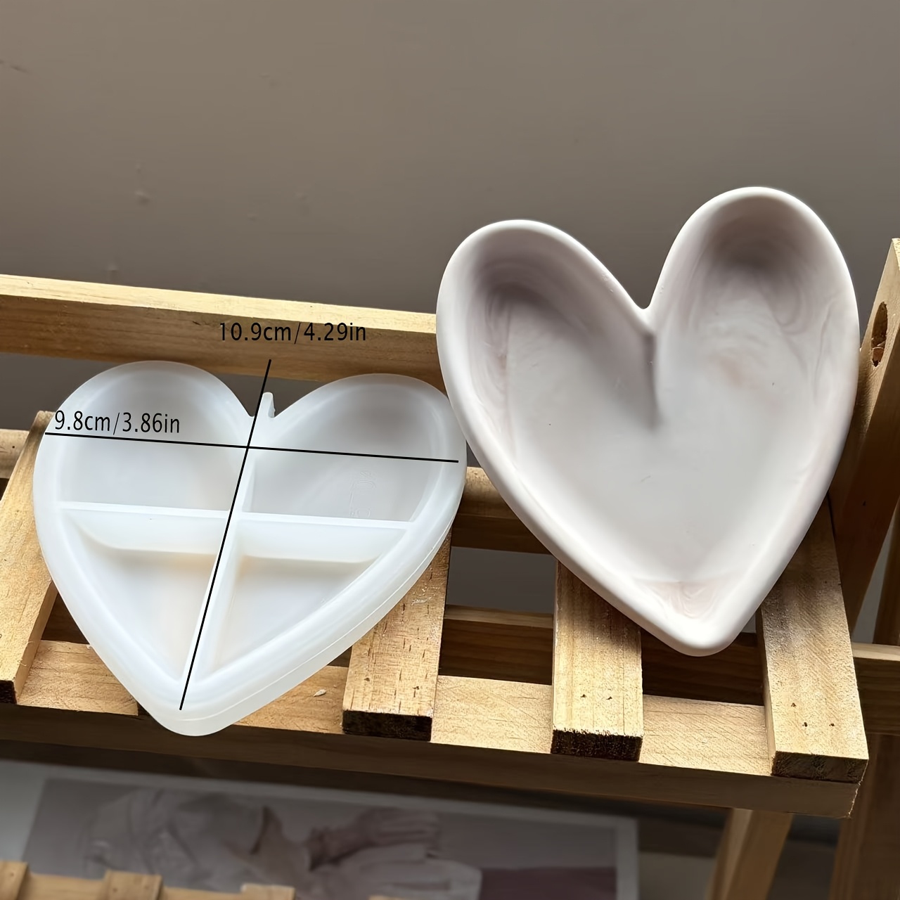 E-shop Harz-Silikonformen, neue kreative herzförmige Silikonformen, Gießformen für DIY-Geschenke Bastelprojekte, Silikonformen für Zement, Epoxidharz
