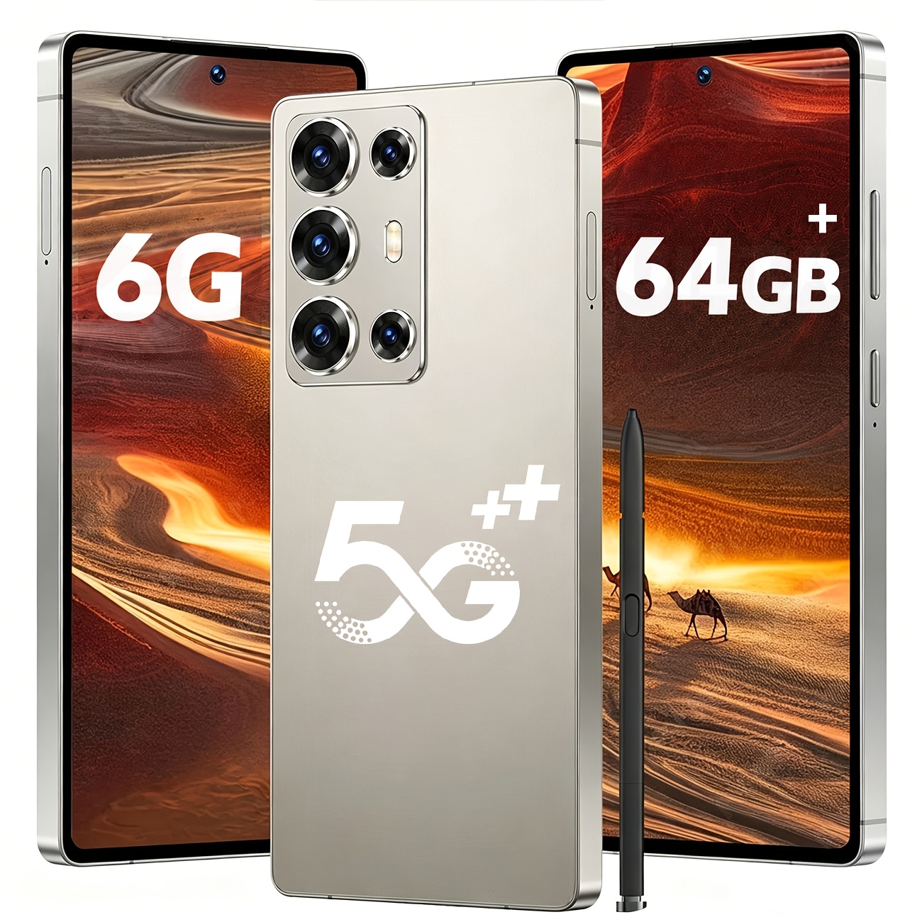 C25 Ultra/6,8-inch Hoogwaardig Model: Automatische Dual SIM-kaartschakeling, HD-video-opname, Langdurige Batterij, Inclusief Stylus, Type-C-gegevenskabel, Oortelefoon, Gebruikershandleiding, Wereldwijd Ontgrendelde Versie, een Krachtig en Veelzijdig Apparaat