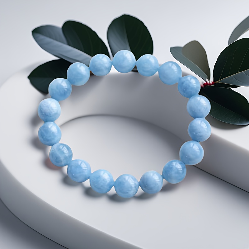 Stylish Natural Aquamarine Bracelet Versatile