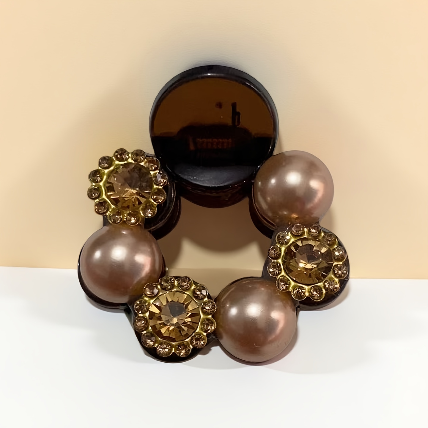 3pcs New Temperament Camellia Pearl Mini Hair Clip Female Bangs Broken Hair Clip Princess Hair Card Headwear Wholesale