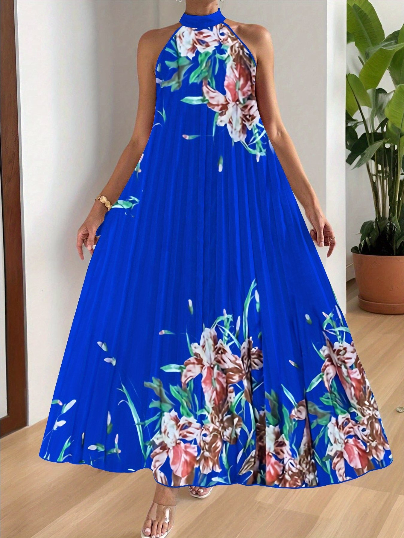 elegantna haljina većih ženska ljetna maxi haljina