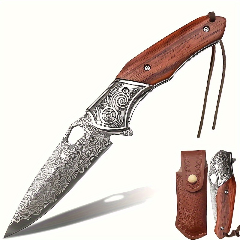 TEMU A -hardness Stainless Steel , A Sharp Knife, An Edc Handheld Knife, Knife, A Knife, An Outdoor Camping Knife, Suitable For , , , And Other