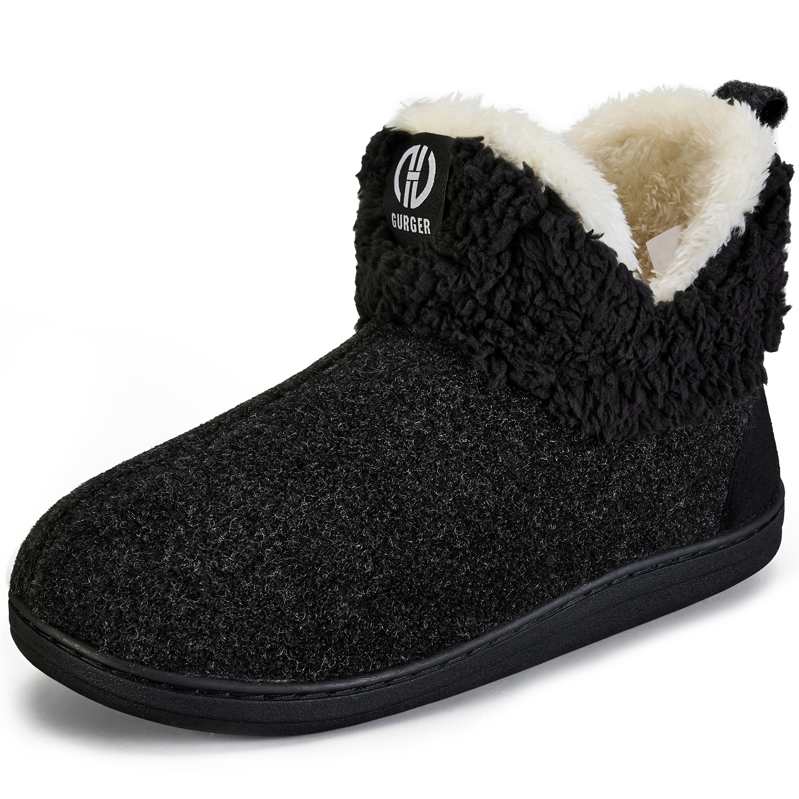 

Mens Womens Slippers Fleece Booties Slippers