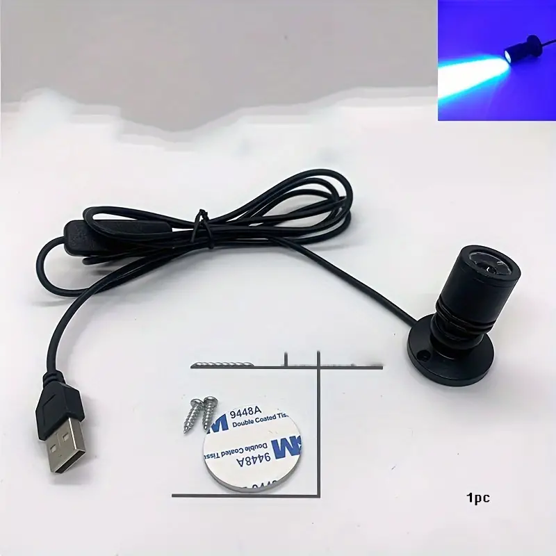 Usb Mini Led Embedded Chassis Small Spotlight Miniature - Temu