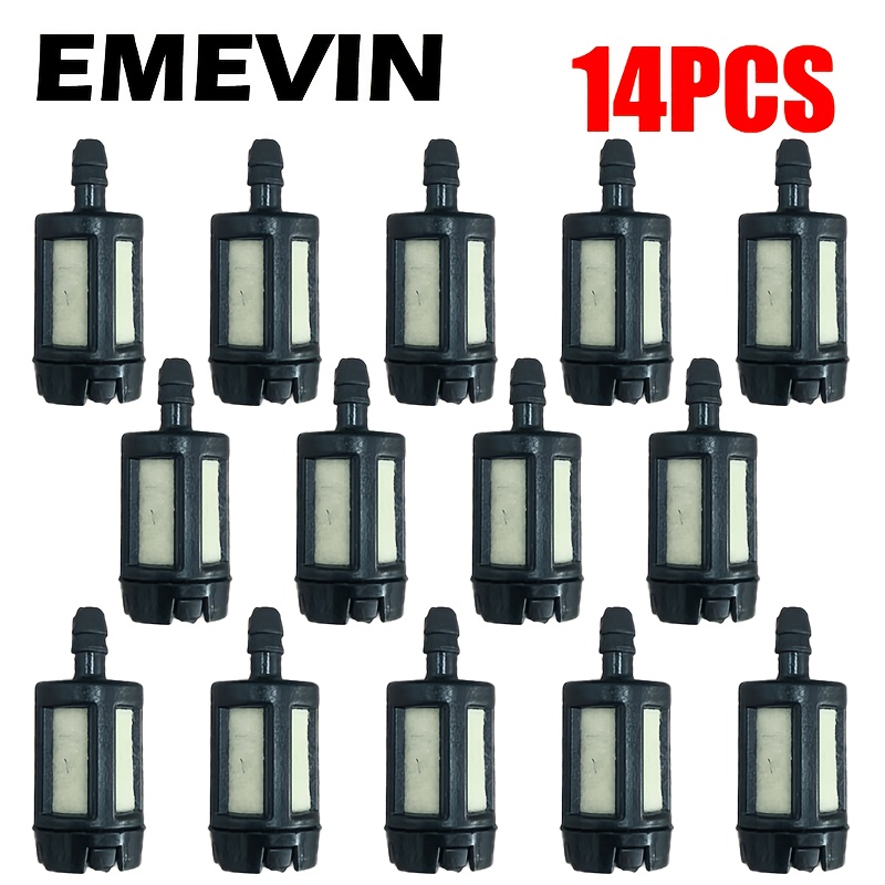 TEMU 14pcs Fuel Filters, Of Filtering Impurities In Fuel, Protecting Engines, Primarily Used For Motorcycle Engine Parts Replacement, Lawn Mowers,