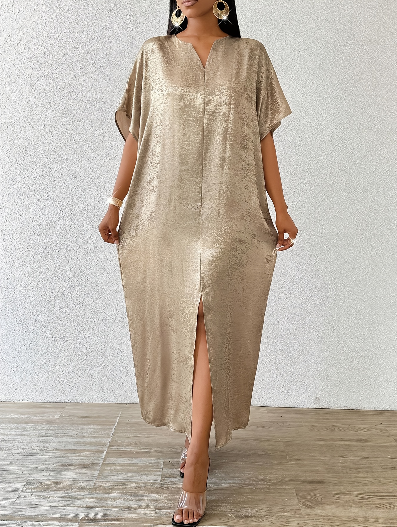 sachin and babi light blue dress Gold Formal Wedding Guest Dresses