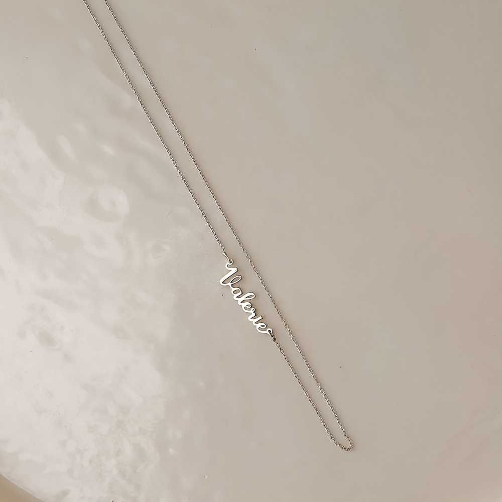 Personalized Women's 18K Gold-Plated Name Necklace
