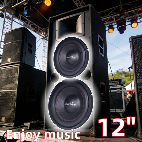 12 inch dual magnet subwoofer speaker 200 power solderless wiring fashionable paper cone suitable for home theater and outdoor sports audio equipment