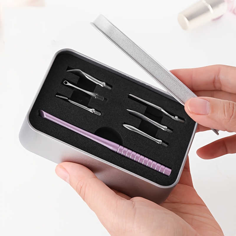 Professional Nail Groove Front Replacement Steel Pusher Set