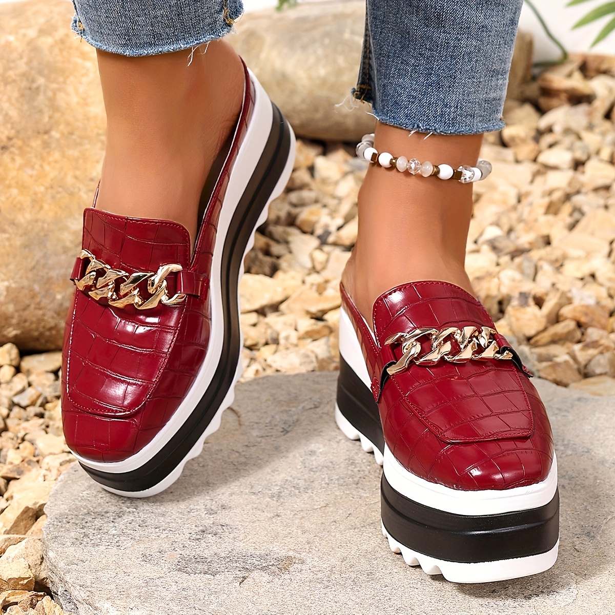 Plataforma Calzados Argentina Zapatos Casuales Plataforma Mujer