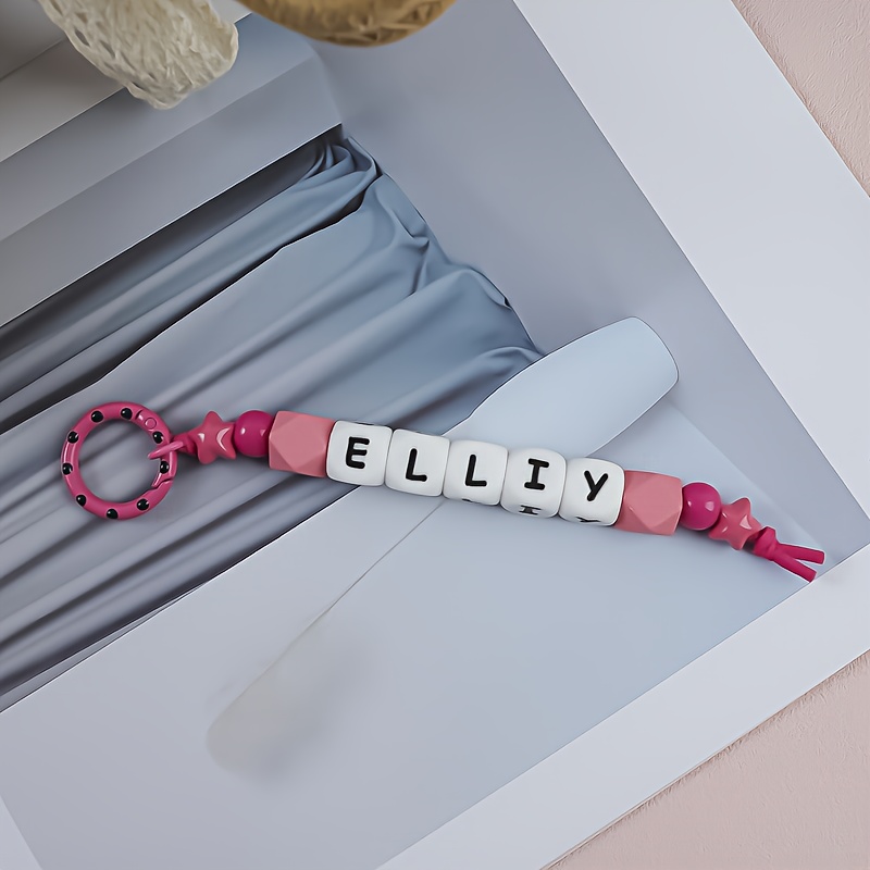 TEMU LLavero Personalizado con - Llavero de Silicona en Múltiples Colores, Adorno para Bolsos y Ropa, Regalo con Personalizado para , al Colegio, Día