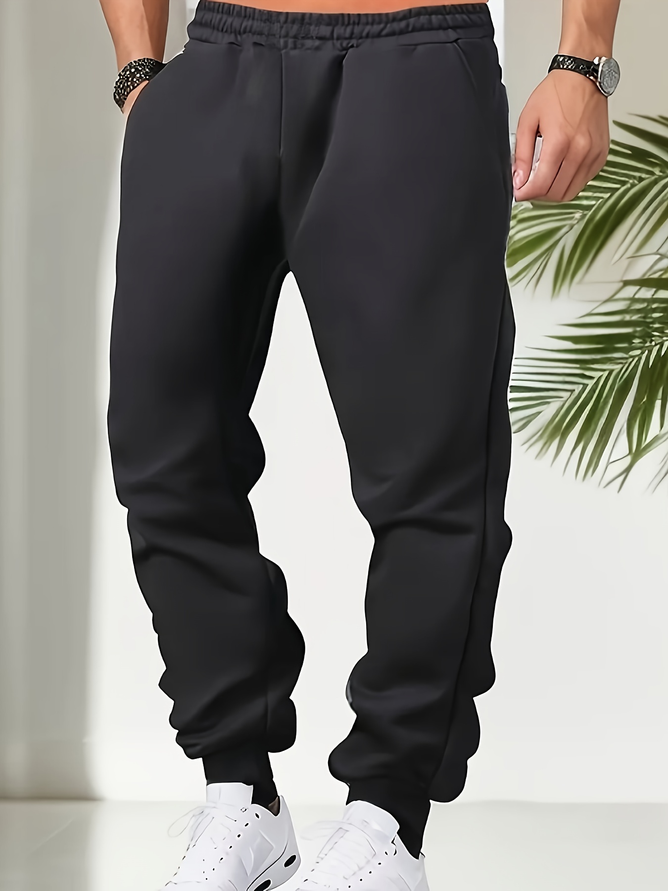 Drawstring Baggy Sweatpants Loose Fit Pants Men's Casual - Temu