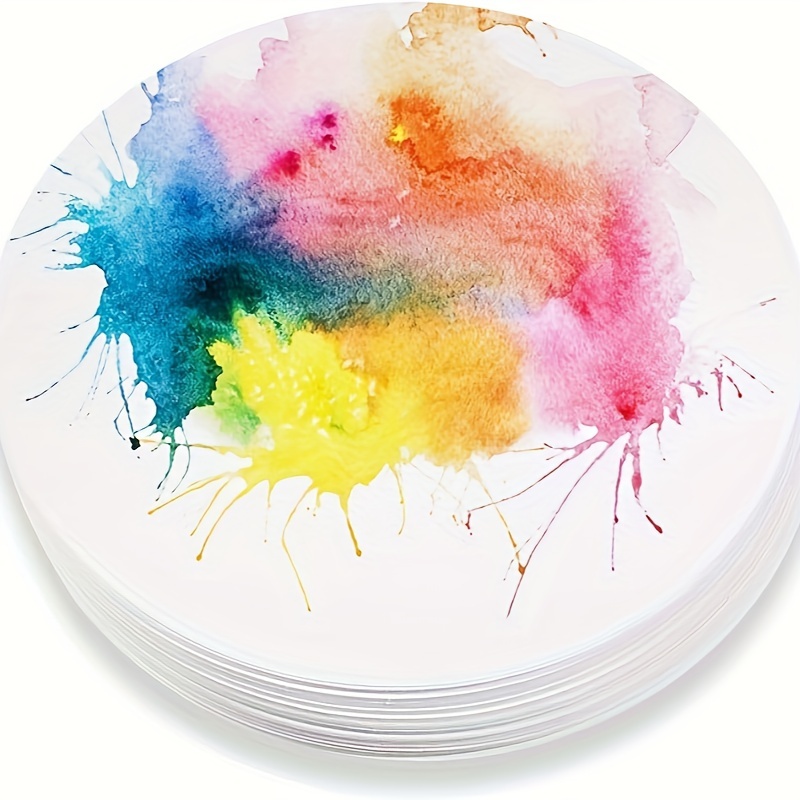 

30pcs Cardstock For Watercolor And Oil Painting, Thickened Art